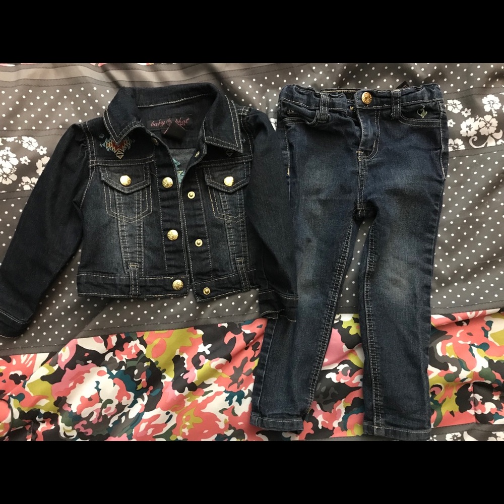 Used Baby Phat jacket and matching jeans size 2Y